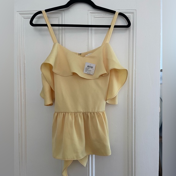 NWT Club Monaco Akua Top Yellow/Gold - 0 - Picture 5 of 14